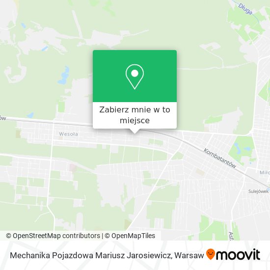 Mapa Mechanika Pojazdowa Mariusz Jarosiewicz