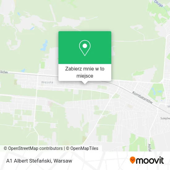 Mapa A1 Albert Stefański