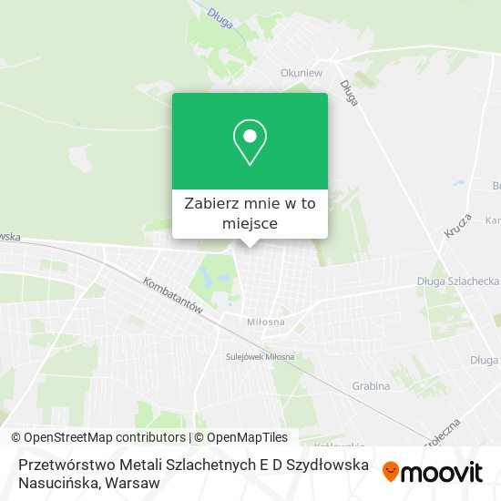 Mapa Przetwórstwo Metali Szlachetnych E D Szydłowska Nasucińska