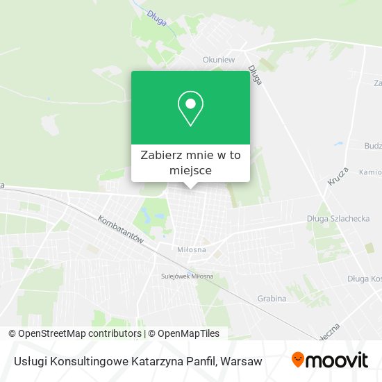 Mapa Usługi Konsultingowe Katarzyna Panfil