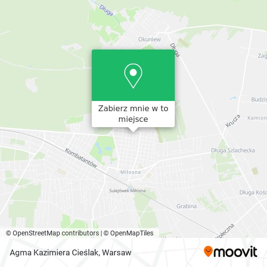 Mapa Agma Kazimiera Cieślak