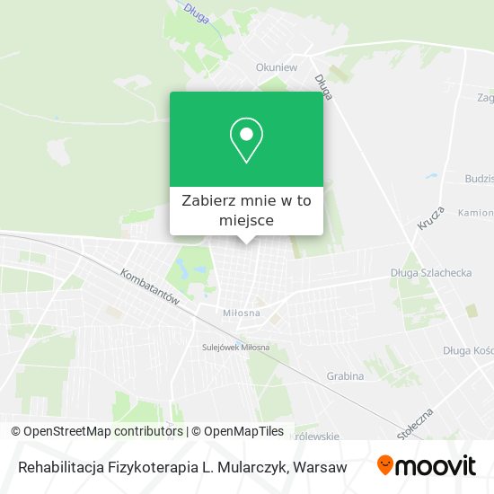 Mapa Rehabilitacja Fizykoterapia L. Mularczyk