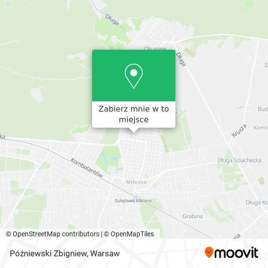 Mapa Późniewski Zbigniew