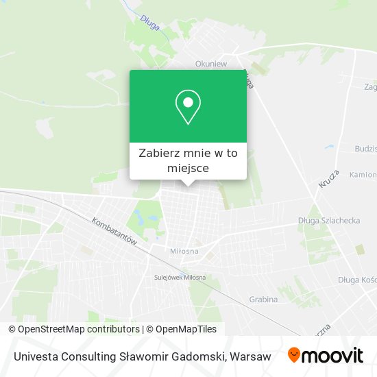 Mapa Univesta Consulting Sławomir Gadomski