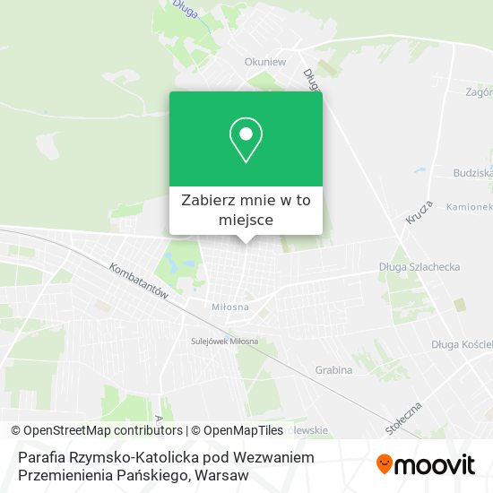 Mapa Parafia Rzymsko-Katolicka pod Wezwaniem Przemienienia Pańskiego