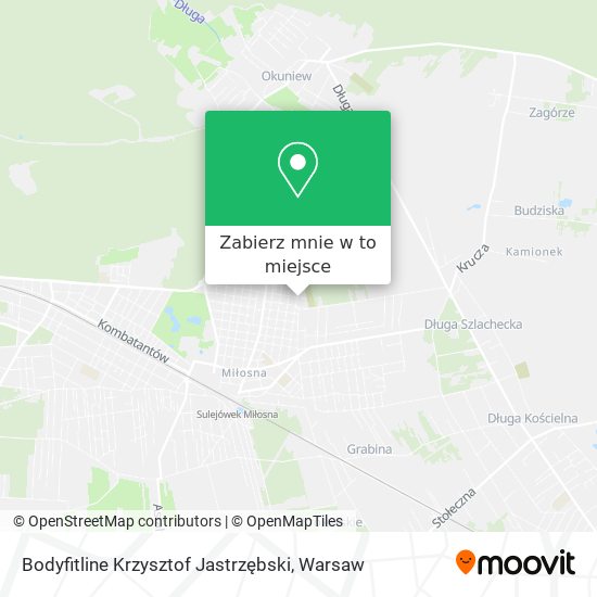 Mapa Bodyfitline Krzysztof Jastrzębski