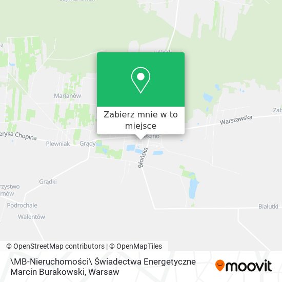 Mapa \MB-Nieruchomości\ Świadectwa Energetyczne Marcin Burakowski