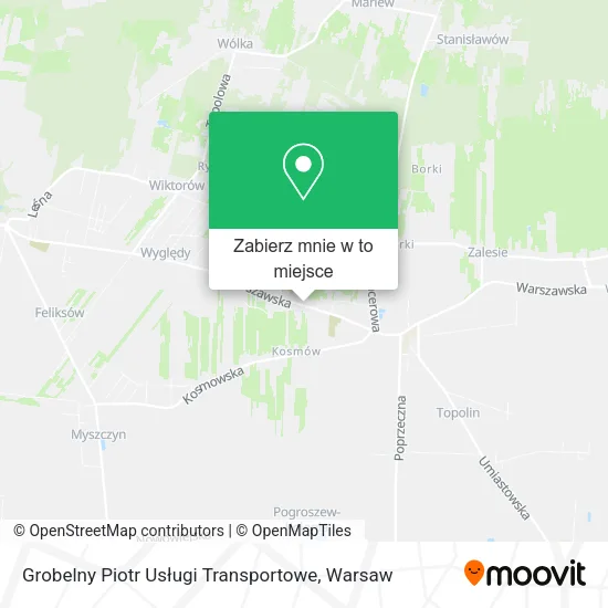 Mapa Grobelny Piotr Usługi Transportowe