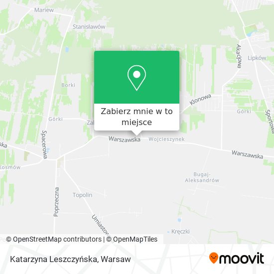 Mapa Katarzyna Leszczyńska