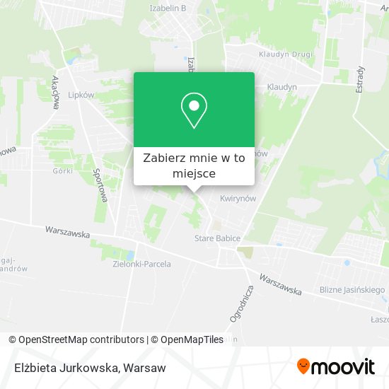 Mapa Elżbieta Jurkowska