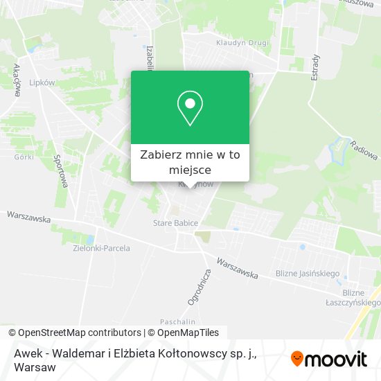 Mapa Awek - Waldemar i Elżbieta Kołtonowscy sp. j.