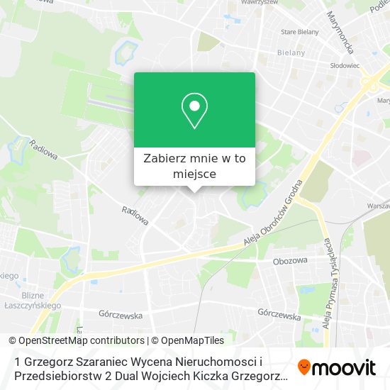 Mapa 1 Grzegorz Szaraniec Wycena Nieruchomosci i Przedsiebiorstw 2 Dual Wojciech Kiczka Grzegorz Szarani