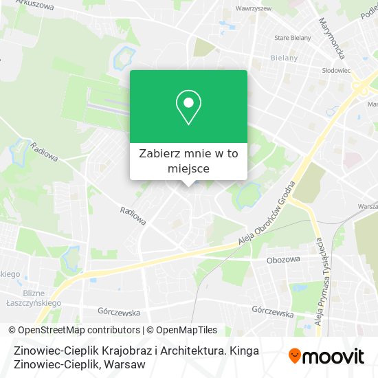 Mapa Zinowiec-Cieplik Krajobraz i Architektura. Kinga Zinowiec-Cieplik