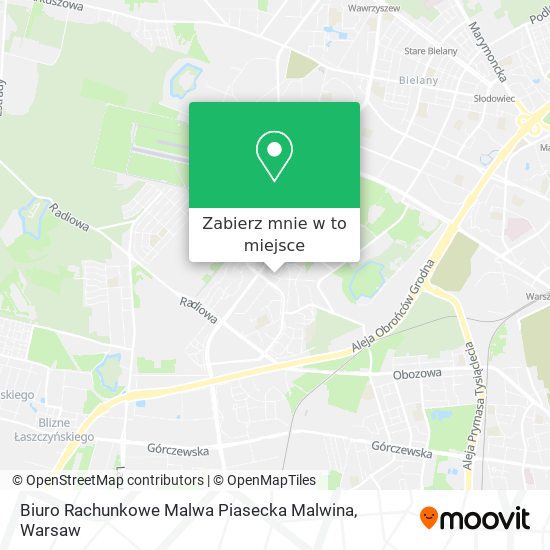 Mapa Biuro Rachunkowe Malwa Piasecka Malwina