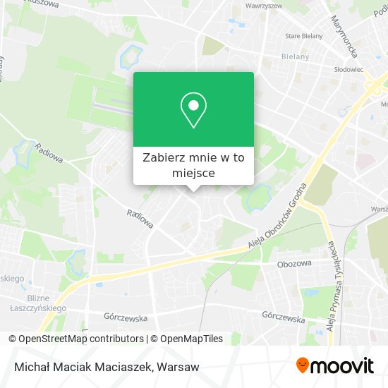 Mapa Michał Maciak Maciaszek