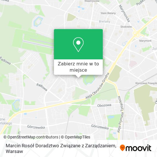 Mapa Marcin Rosół Doradztwo Związane z Zarządzaniem