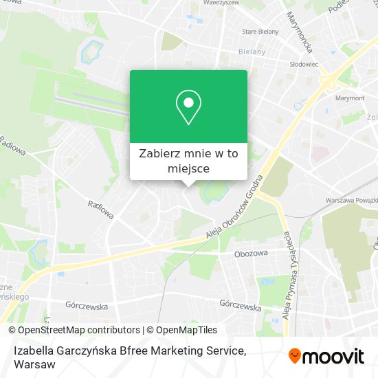 Mapa Izabella Garczyńska Bfree Marketing Service