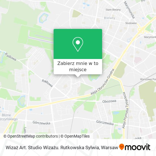 Mapa Wizaż Art. Studio Wizażu. Rutkowska Sylwia