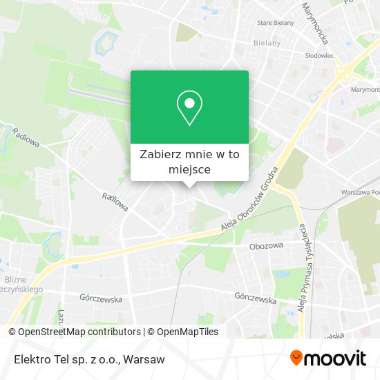 Mapa Elektro Tel sp. z o.o.