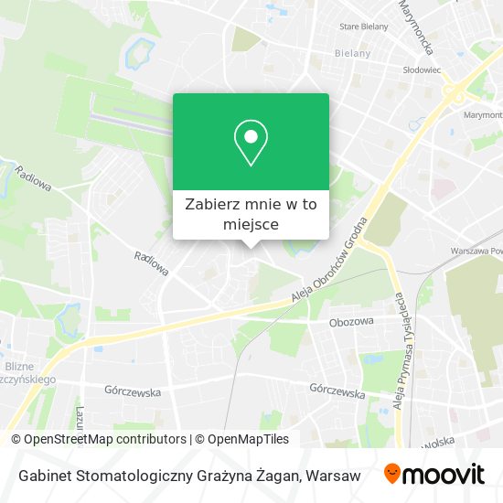 Mapa Gabinet Stomatologiczny Grażyna Żagan