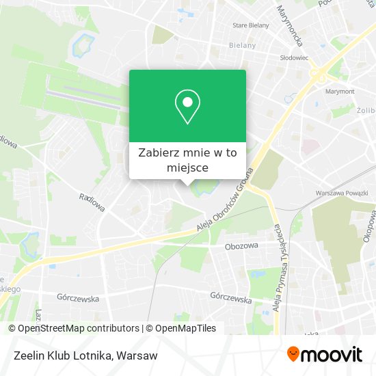 Mapa Zeelin Klub Lotnika