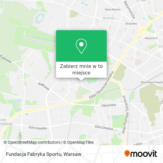 Mapa Fundacja Fabryka Sportu