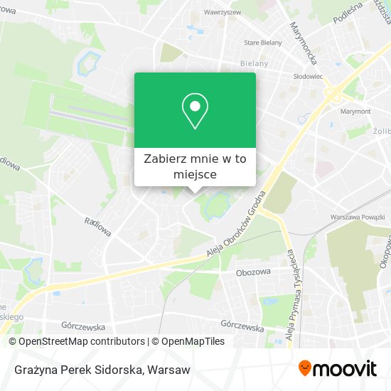 Mapa Grażyna Perek Sidorska