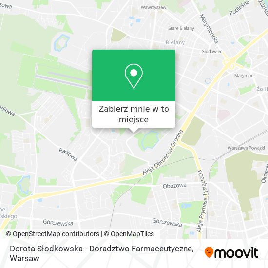 Mapa Dorota Słodkowska - Doradztwo Farmaceutyczne