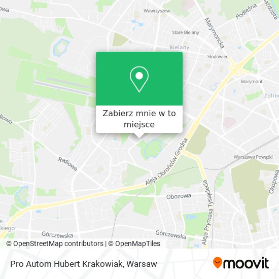 Mapa Pro Autom Hubert Krakowiak