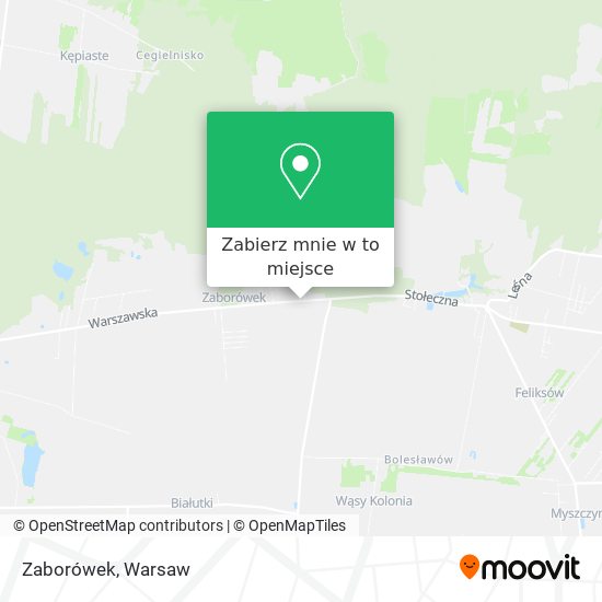 Mapa Zaborówek