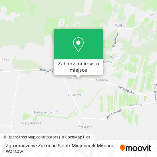 Mapa Zgromadzenie Zakonne Sióstr Misjonarek Miłości