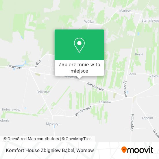 Mapa Komfort House Zbigniew Bąbel