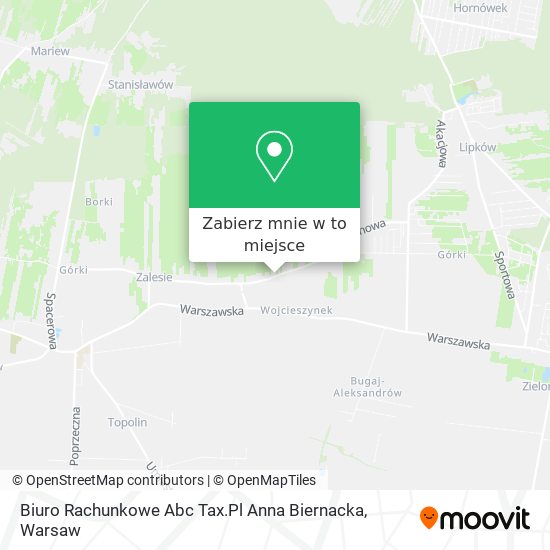 Mapa Biuro Rachunkowe Abc Tax.Pl Anna Biernacka