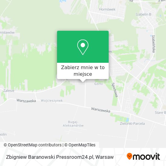 Mapa Zbigniew Baranowski Pressroom24.pl