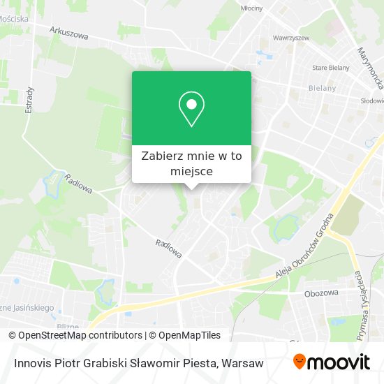 Mapa Innovis Piotr Grabiski Sławomir Piesta