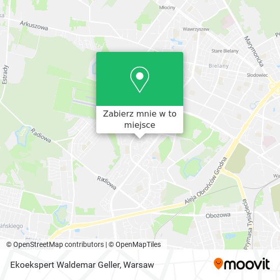 Mapa Ekoekspert Waldemar Geller