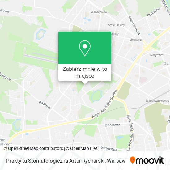 Mapa Praktyka Stomatologiczna Artur Rycharski