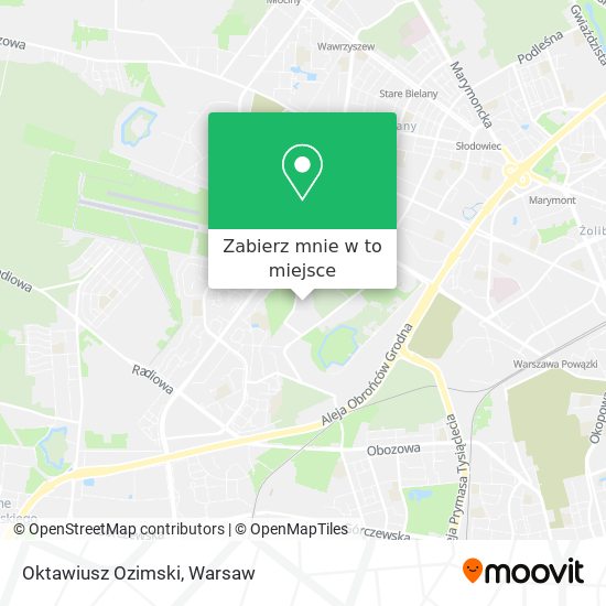 Mapa Oktawiusz Ozimski