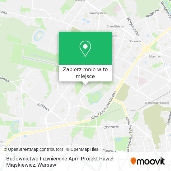 Mapa Budownictwo Inżynieryjne Apm Projekt Paweł Miąskiewicz