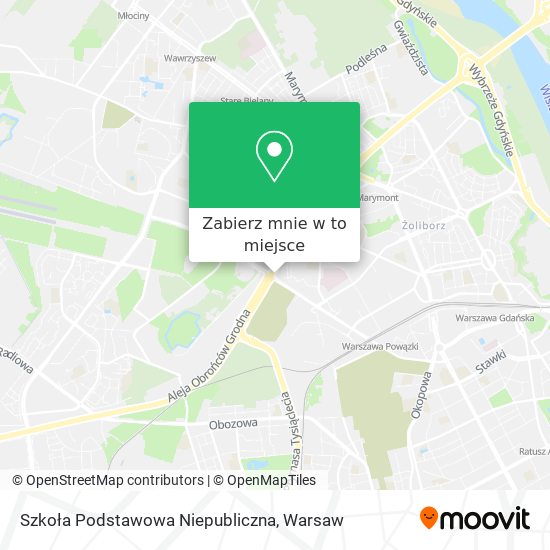 Mapa Szkoła Podstawowa Niepubliczna