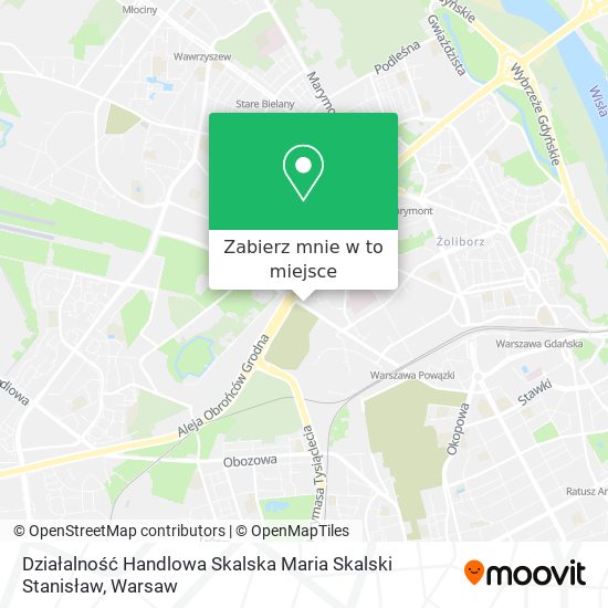 Mapa Działalność Handlowa Skalska Maria Skalski Stanisław