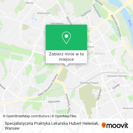 Mapa Specjalistyczna Praktyka Lekarska Hubert Heleniak