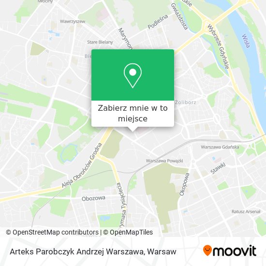 Mapa Arteks Parobczyk Andrzej Warszawa