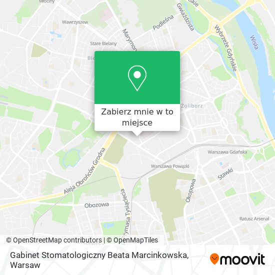 Mapa Gabinet Stomatologiczny Beata Marcinkowska