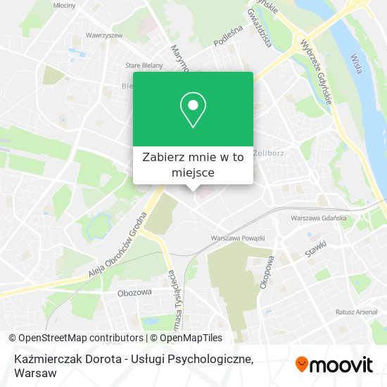 Mapa Kaźmierczak Dorota - Usługi Psychologiczne