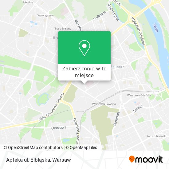 Mapa Apteka ul. Elbląska