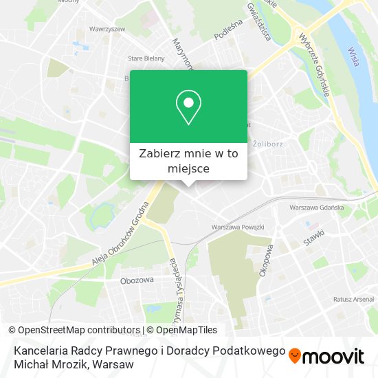 Mapa Kancelaria Radcy Prawnego i Doradcy Podatkowego Michał Mrozik