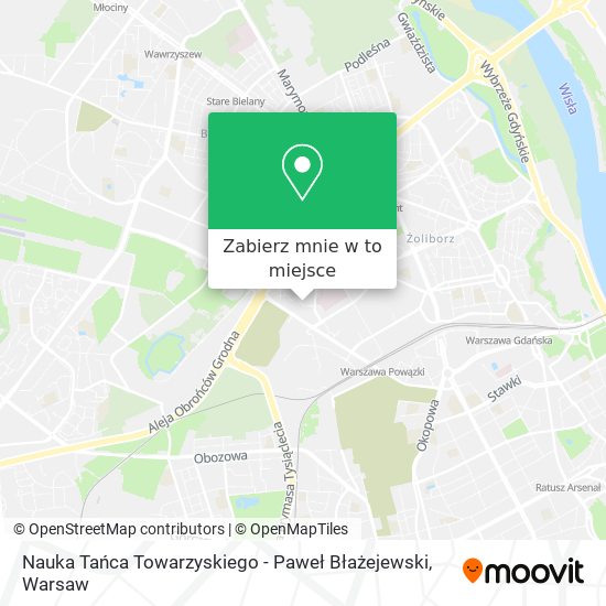 Mapa Nauka Tańca Towarzyskiego - Paweł Błażejewski