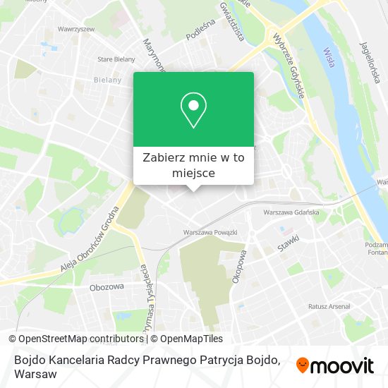 Mapa Bojdo Kancelaria Radcy Prawnego Patrycja Bojdo