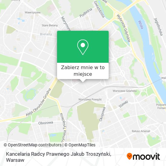 Mapa Kancelaria Radcy Prawnego Jakub Troszyński